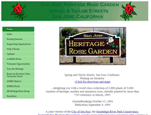 Tablet Screenshot of heritageroses.us
